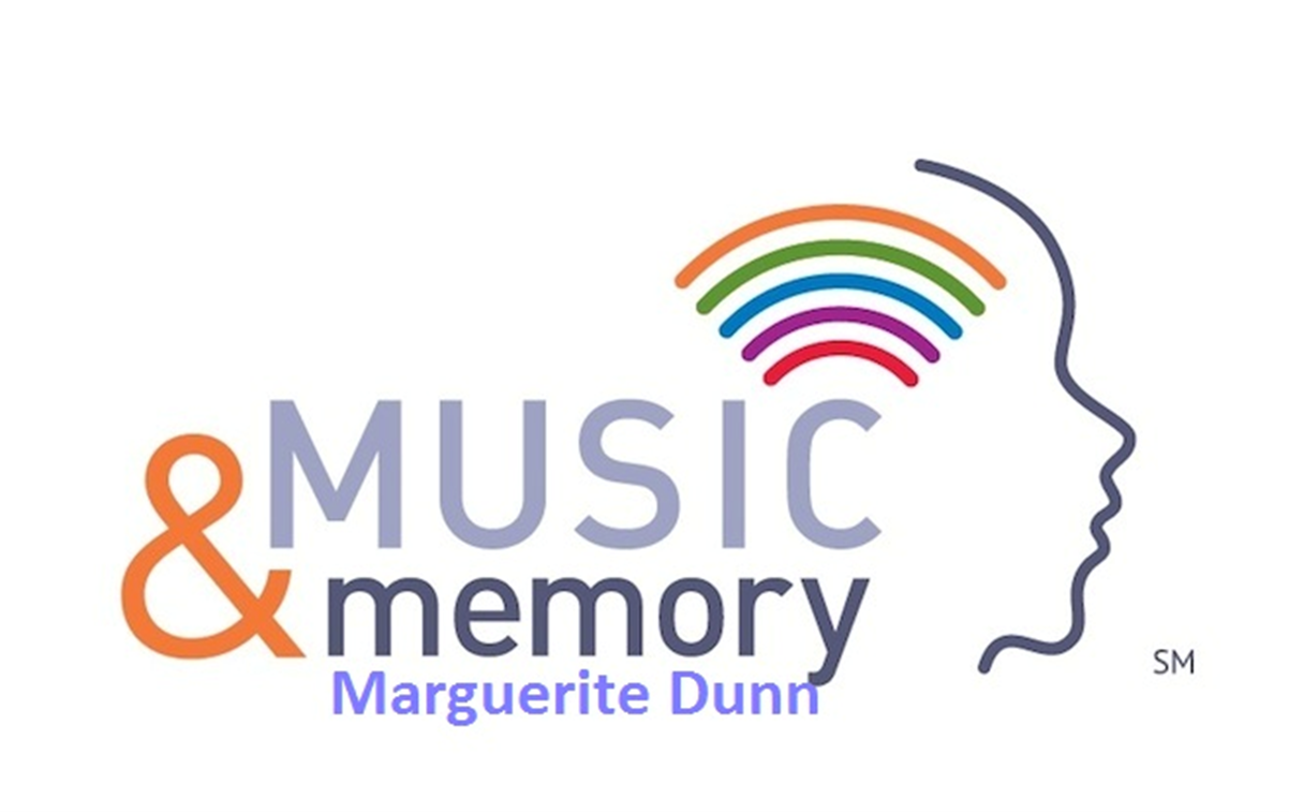 Logo : Music and memory Marguerite Dunn.